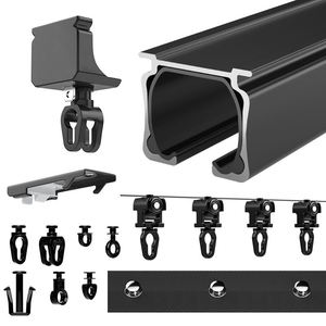 Riel de cortina de onda de gran venta, cinta para cortinas, riel de cortina de pliegue ondulado - Product Image 1