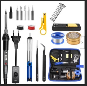 <span class=keywords><strong>Fer</strong></span> à <span class=keywords><strong>souder</strong></span> HUIXIN HX-383 bleu 60W 220V, kit à température réglable, outils <span class=keywords><strong>de</strong></span> soudage, fil, multimètre, pièce à <span class=keywords><strong>souder</strong></span> droite, garantie 1 an - Product Image 3