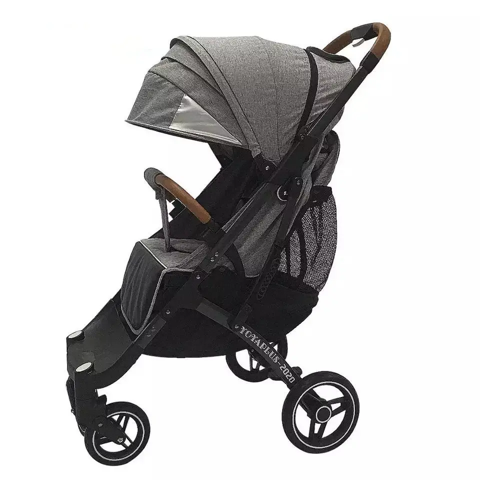 Meilleure vente livraison rapide Yoyaplus Pro poussette bébé Portable en Polyester poussette bébé 360 roue universelle