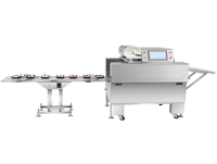 Automatische verpakkingsmachine voor groenten en fruit met clingfilm, tray-type machine voor vers en diepvriesvoedsel met clingfilmzakken