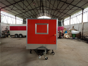 Customize Food Truck <b>Step</b>-in Food Trailer Coffee and Street Snacks Food Van <b>for</b> Sale - Product Image 5
