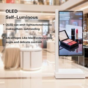 Pantalla Táctil Transparente LED de 55 Pulgadas con 600 Nits, 1080P HDR 600, Legible Bajo la Luz Solar para Uso Publicitario - Product Image 3