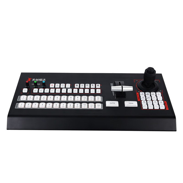 USB 12-Channel Metal Video Mixer Switcher VMix Software Control Panel Live Streaming Video Controller Broadcast