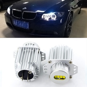 Anneaux LED <span class=keywords><strong>Angel</strong></span> <span class=keywords><strong>Eyes</strong></span>, halo ultra lumineux, COB <span class=keywords><strong>SMD</strong></span> 6000K blanc, 12V 40W, kit de rétrofit universel pour projecteur, accessoires pour éclairage de voiture - Product Image 6