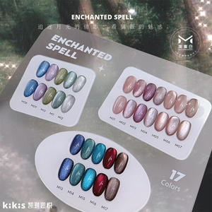 ชุดทำเล็บเจลยูวี KIKIS 17 สี มูนไลท์ แคทอาย ปลอดสารพิษ กันน้ำ ปราศจากสาร HEMA และ TPO ใช้กับหลอดไฟ LED พร้อมอุปกรณ์ตกแต่งเล็บ - Product Image 6