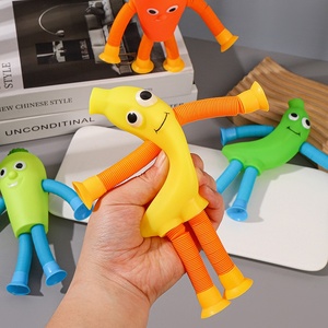 Jouet éducatif pour enfants, tube télescopique amusant, jouet de décompression extensible avec ventouse, nouveauté, gadgets amusants - Product Image 3