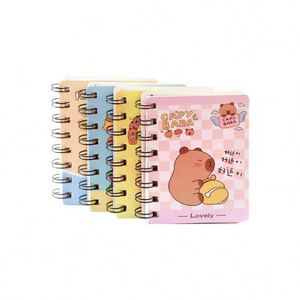 <b>Creative</b> Capybara Spiral Notebook Compact Portable Multicolor Design for Writing Memo Study Office Use Back-to-School Essentials - Product Image 6