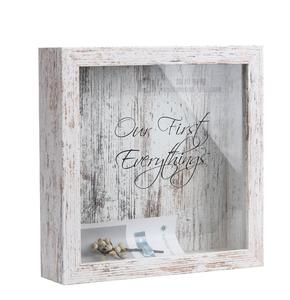 Bianco classico risparmio di denaro Shadow Box telaio con vetro <span class=keywords><strong>25x25</strong></span> CM colori personalizzabili per i bambini - Product Image 2