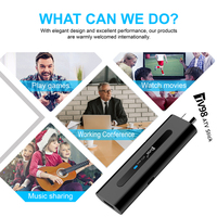 Clé TV Stick Android OEM Personnalisée TV98, Lecteur Multimédia Fire Stick 4K Ultra HD M3U