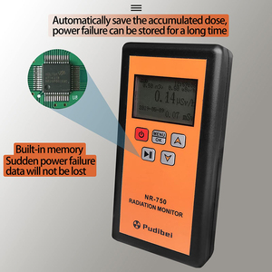 เครื่องตรวจจับรังสีนิวเคลียร์แบบมือถือ NR-750 พร้อมหน้าจอ LCD สำหรับการทดสอบรังสีในครัวเรือน ตรวจจับรังสีเอกซ์ - Product Image 3