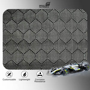 Tissu en fibre de carbone jacquard 3k de haute qualité, technique de tissage, prix bas, pour l'aérospatiale, l'automobile, la course, les bateaux et les sacs - Product Image 2