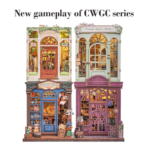 Cutebee 2025 thu nhỏ 3D cuốn sách bằng gỗ Nook Câu Đố giáo dục vườn thủ công Bộ dụng cụ cho người lớn mới bán buôn khuyến mại đồ chơi Cube - Product Image 6