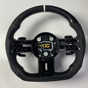 Volante Deportivo para Mercedes Benz <span class=keywords><strong>Maybach</strong></span> W167 W177 W190 W204 W205 W206 W213 W217 W222 <span class=keywords><strong>Clase</strong></span> B C E S <span class=keywords><strong>G</strong></span> V Cls Glc Gle Gls - Product Image 4