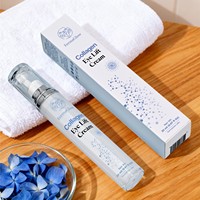 Krim Perawatan Mata Kolagen Peptide Private Label, Mengencangkan, Menghilangkan Kantung Mata, Menghaluskan Garis Halus dan Kerutan, Melembapkan Kulit di Bawah Mata