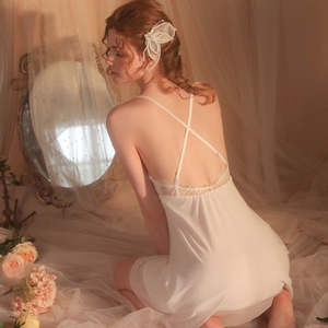 Nueva Camisola Sexy de Moda para Mujer, Pijama Bonito con Bata, Camisón Sexy para Mujer - Product Image 4