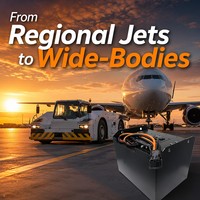 Batterie au lithium pour tracteur d'avion 80V 500Ah LiFePO4, remplacement de batterie au plomb-acide, pour tracteur de poussée GSE d'aéroport, couple élevé, aviation