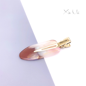 Xinmei ที่หนีบผมอะซิเตทแบบไม่โค้งงอไม่มีรอยพับผมแบบไร้รอยต่อพร้อมโลโก้ - Product Image 4