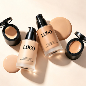 Base de Maquillaje Líquida de Doble Capa 2 en 1, Mate, Corrector, Control de Grasa, Amplia Gama de Tonos, Cobertura de Manchas, OEM, Cobertura Total - Product Image 1