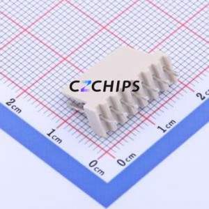 HC-2510-7A Wire-to-Board Pin Header Through hole Component (THT),P=2.54mm Connector 1x7P 2.54mm Through Hole 7P - Product Image 2