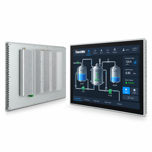Écran tactile capacitif industriel de 15, 17 et 19 pouces, panneau PC, IP65, alliage d'aluminium, montage sur panneau VESA pour kiosque en libre-service - Product Image 1