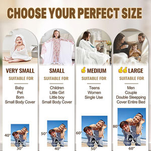 Ropa de Cama de Franela Tejida - Manta Suave y Cálida para las 4 Estaciones con Función Antiácaros para Uso en el Dormitorio, Opción de Regalo - Product Image 4