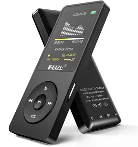 Audio Bible <span class=keywords><strong>RUIZU</strong></span> X02 Lecteur <span class=keywords><strong>MP3</strong></span> Musique 16 Go Baladeur Plastique ABS Type C Slim FM Radio E-Book Horloge Mini MP3Player - Product Image 1