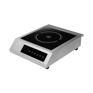 Cocina de Inducción Comercial de Cristal Negro de Bajo Precio, 3500W, Tecnología de Medio Puente, con un Solo Quemador - Product Image 1