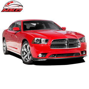 Fits For Dodge Charger 11-14 RA Style Front Bumper <b>Lip</b> <b>Splitter</b> Corner Winglet PU 2PC High Quality Exterior Accessory - Product Image 2