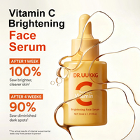 Sérum visage UUKKG 6 en 1 à la vitamine C, au rétinol, au PDRN, à l'acide salicylique et à l'arbutine pour éclaircir, lutter contre le vieillissement et l'acné.