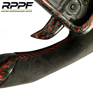 Volante de Fibra de Carbono Forjado Personalizable de Fábrica RPPF con Mejora para Modelos Volkswagen <span class=keywords><strong>MK7</strong></span> MK7R <span class=keywords><strong>GTI</strong></span> <span class=keywords><strong>Golf</strong></span> - Product Image 5