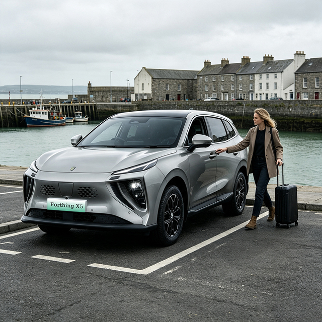Hot Export RHD Electric Vehicles Forthing X5 Luxury 65.8kWh LFP Battery Practical Daily Use Zero Emission Family Crossover