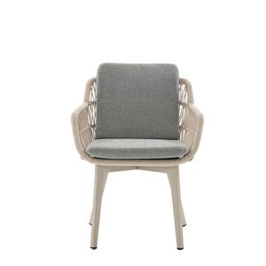 Sillas de Comedor Uland Moren, Nuevo Diseño, Muebles de Aluminio y Cuerda para Balcón y Jardín, Silla de Cuerda - Product Image 4