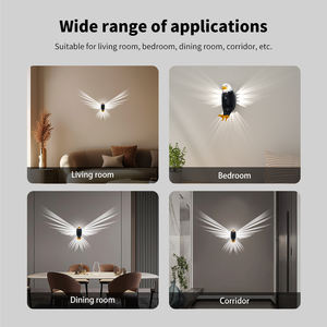 Eagle Wall light lampu proyeksi kamar tidur, lampu malam kreatif kendali jarak jauh bebas kabel pengisian daya magnetik - Product Image 3