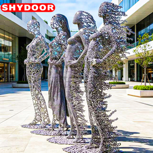 Sculpture personnalisée en acier inoxydable en forme <span class=keywords><strong>de</strong></span> spirale <span class=keywords><strong>de</strong></span> <span class=keywords><strong>vigne</strong></span>, statue métallique moderne abstraite <span class=keywords><strong>de</strong></span> grande taille pour l'extérieur, art <span class=keywords><strong>de</strong></span> jardin et <span class=keywords><strong>de</strong></span> pelouse - Product Image 3