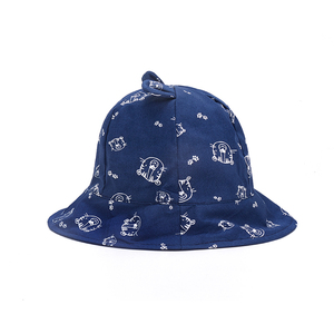 Vente en gros Chapeau seau coupe-vent en coton doux printemps été Chapeau de pêcheur pour enfants - Product Image 2