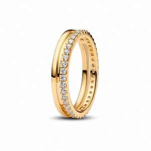 Anillo Panjia <span class=keywords><strong>Infinity</strong></span> <span class=keywords><strong>Halo</strong></span> con Incrustaciones de Circonia Cúbica Plateada, un Regalo Exquisito para Bodas, Compromisos y Fiestas, que Simboliza - Product Image 4