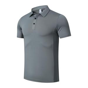 Anti-rughe da <span class=keywords><strong>uomo</strong></span> per Polo 80% poliestere 20% Spandex tessuto a maglia in tinta unita - Product Image 3