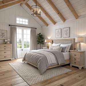 AJJ-M446 Ensemble de meubles de chambre d'hôtel, style Ukiyo-e, pour maison d'hôtes, hôtel, auberge de villégiature, fabriqué en usine - Product Image 3