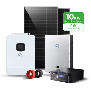 Système solaire hybride tout-en-un hors réseau, panneaux monocristallins, batteries au plomb-acide, 10 KW pour solutions énergétiques domestiques SN - Product Image 2