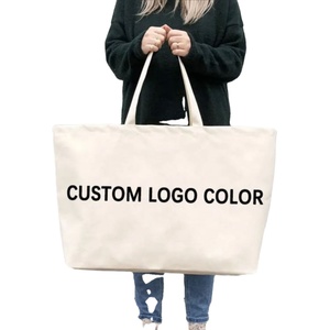DLBZ Sac fourre-tout en toile personnalisé, grande capacité, écologique, de haute qualité, pour usage quotidien, portable, ouvert, idéal pour l'été – Vente en gros - Product Image 1