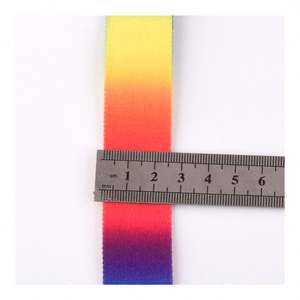 Grossistes, sangle de sac à dos en nylon de 38 mm, couleur dégradée, transfert thermique, revêtement réfléchissant, motif imprimé - Product Image 5