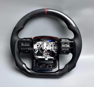 DOS พวงมาลัยรถยนต์คาร์บอนไฟเบอร์สำหรับ Lexus LX570 GX460 LM ES <span class=keywords><strong>GS</strong></span> RX Alphard Sport 2006-2017 - Product Image 3