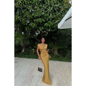 Vestido Translúcido con Detalles en Rosa Tierra, Estilo Vintage para Fiesta, Halter con Volantes, ODM XL para Primavera, Otoño, Invierno, Vacaciones - Product Image 6