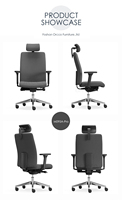 Premium Manager Executive Ergonomique Bureau Espace de Travail Co-working Studio Directeur Siège Chaise de Bureau Pivotante Entièrement Rembourrée