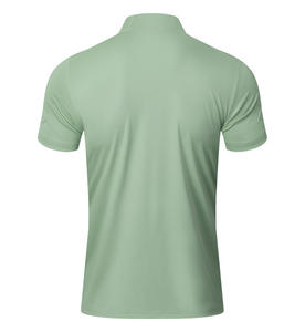 T-shirt da uomo di abbigliamento all'ingrosso t-shirt sportive da uomo a manica corta con 1/4 mezza Zip per allenamento atletico t-shirt