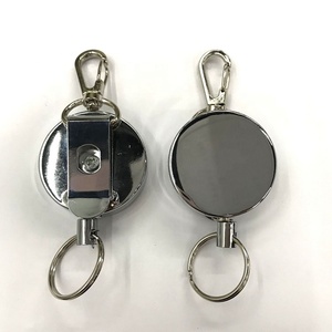 Porte-clés rétractable sportif en câble d'acier élastique, anti-perte, avec alarme photo numérique, pour carte de <span class=keywords><strong>ski</strong></span> et carte d'identité - Product Image 6