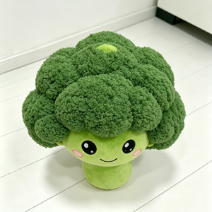 Peluche de brócoli personalizado, muñeco de peluche de verdura verde, almohada suave de brócoli, peluches de brócoli de dibujos animados. - Product Image 5