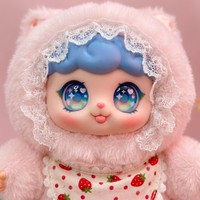 Gantungan Kunci Boneka Vinyl Mini Blind Box Bentuk Bola, Liontin Tas