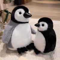 Nouveaux articles tendances et très demandés : Peluche pingouin gras pour 2026, peluche animal pingouin noir et gris, pingouin en peluche personnalisé et dodu