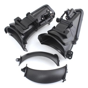 Par de Conductos de Aire Delanteros Negros de ABS de Alta Calidad, Repuesto Nuevo Compatible con Road Glide FLTRX CVO <span class=keywords><strong>Ultra</strong></span> <span class=keywords><strong>2015</strong></span>-2023 - Product Image 4